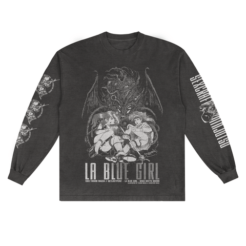 TOSHIO MAEDA X GETLOSTPERV - LONGSLEEVE TEE (B&W)