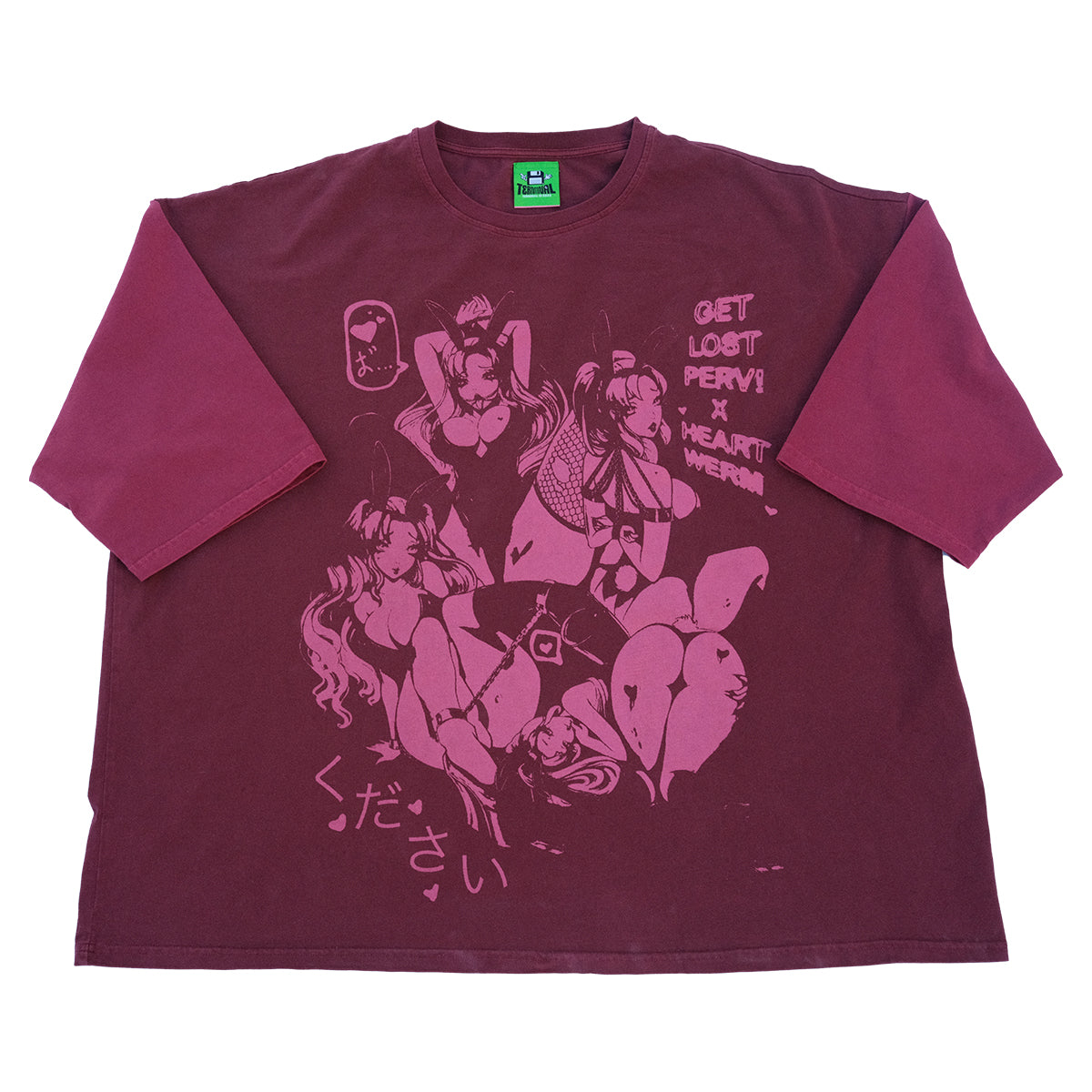 SHERRI - BOXY RAGLAN – Get Lost Perv!